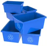 Blue Recycling Bins