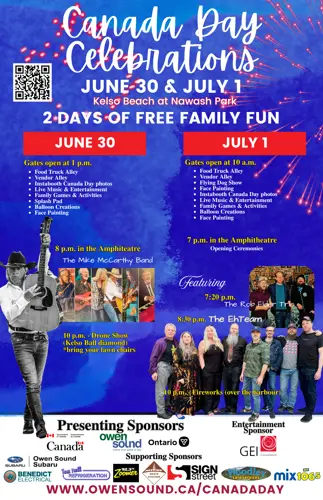 Outline of Canada Day celebration events in OS