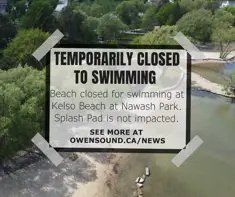 Kelso Beach temporarily closed to swimming
