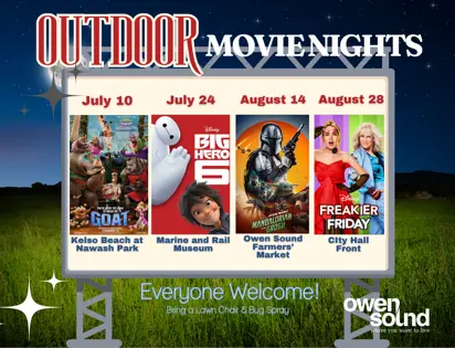 2026 Outdoor Movie Nights info