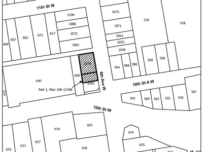 Key map of subject property