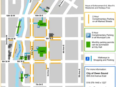 River District Parking map