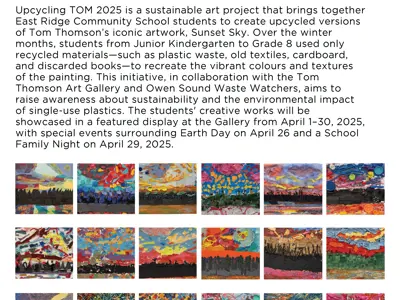 Upcycled TOM project promotion