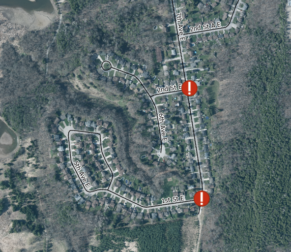 7th Ave E Watermain break