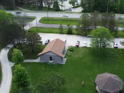 Aerial view of Washrooms At Kelso At Nawash