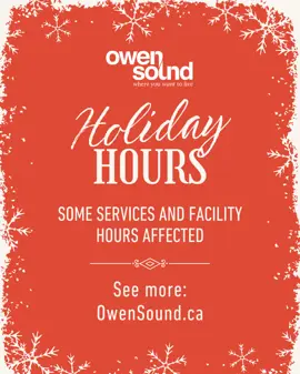 Holiday Hours affect some City services and buildings