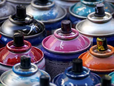 Empty Paint Cans