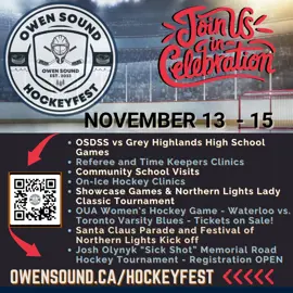 Hockey Fest event happening November 13 - 15, 2025