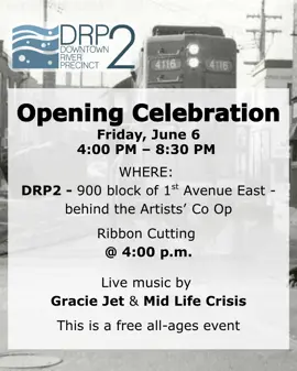 Event details for DRP 2 celebration