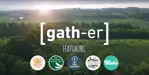 Image from video that says 'Gather'