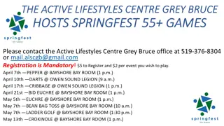 Springfest games event outline for Spring 2026