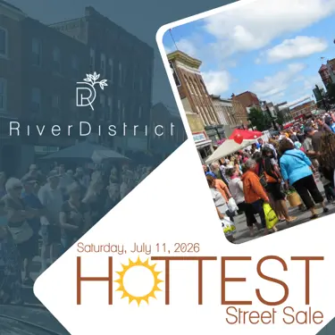 Hottest Street Sale in the River District on Sat. July 11, 2026