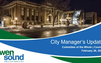City Manager's Updates