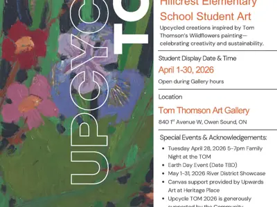 Upcycle TOM promotional poster